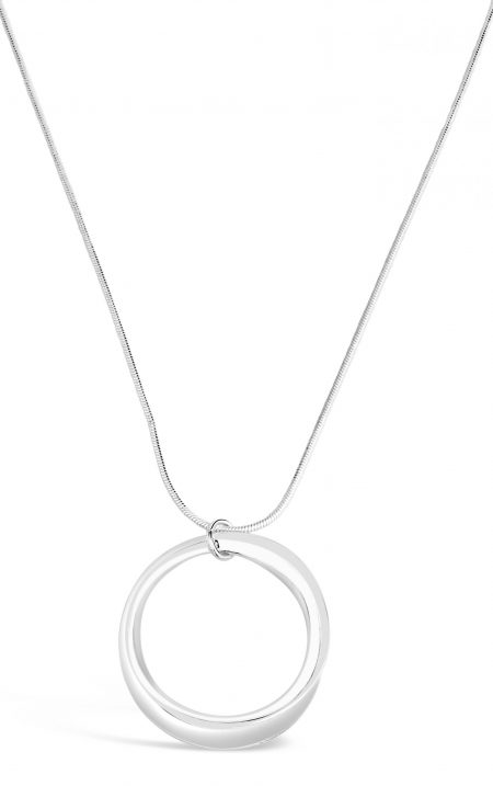 ring silver necklace